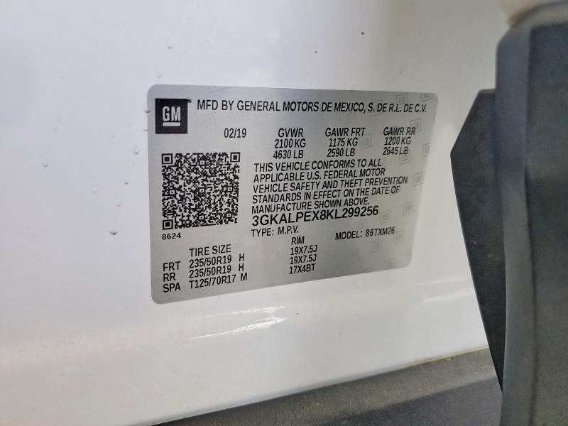 Aukcja sprzedaży 2019 Gmc Terrain, vin: 3GKALPEX8KL299256, numer aukcji: 51062626