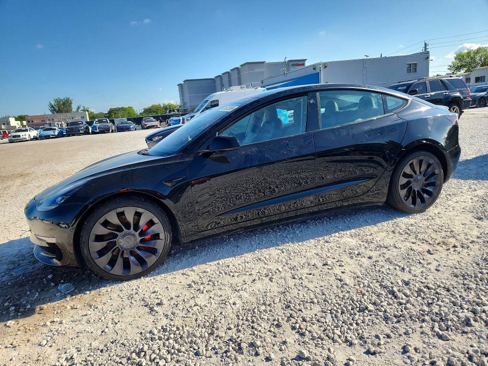 2022 Tesla Model 3 მანქანა იყიდება აუქციონზე, vin: 5YJ3E1EC0NF363477, აუქციონის ნომერი: 51673566