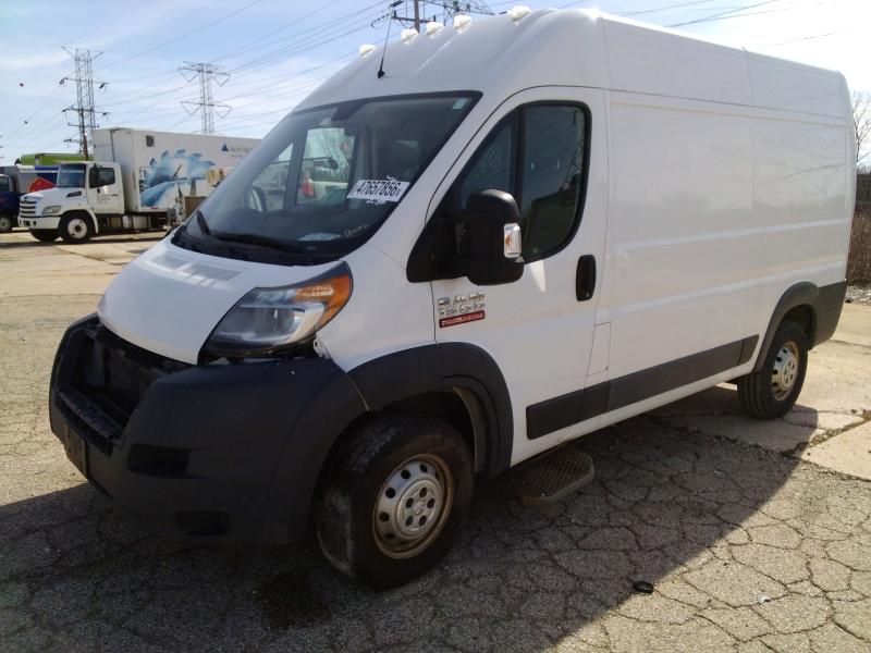 47657856 :رقم المزاد ، 3C6TRVBG3FE520081 vin ، 2015 Ram Promaster 1500 مزاد بيع