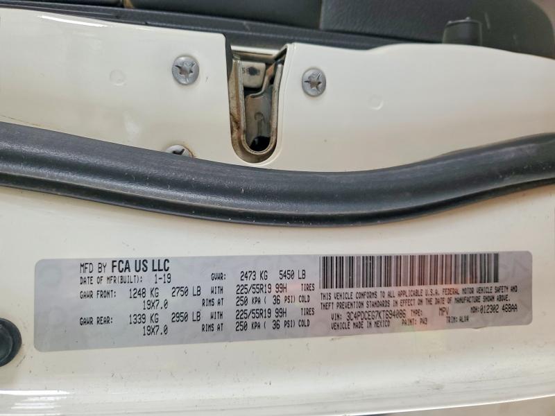 Продажа на аукционе авто 2019 Dodge Journey, vin: 3C4PDCEG7KT694086, номер лота: 48935226