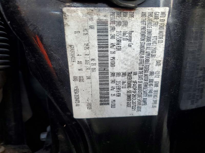 Продаж на аукціоні авто 2013 Ford Focus, vin: 1FADP3F26DL207221, номер лоту: 49136386