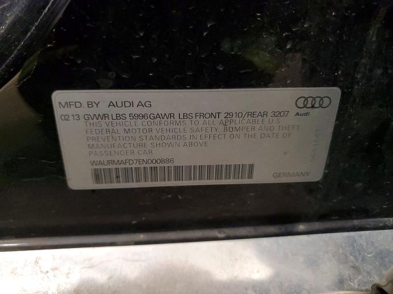 Aukcja sprzedaży 2014 Audi A8, vin: WAURMAFD7EN000886, numer aukcji: 48519396