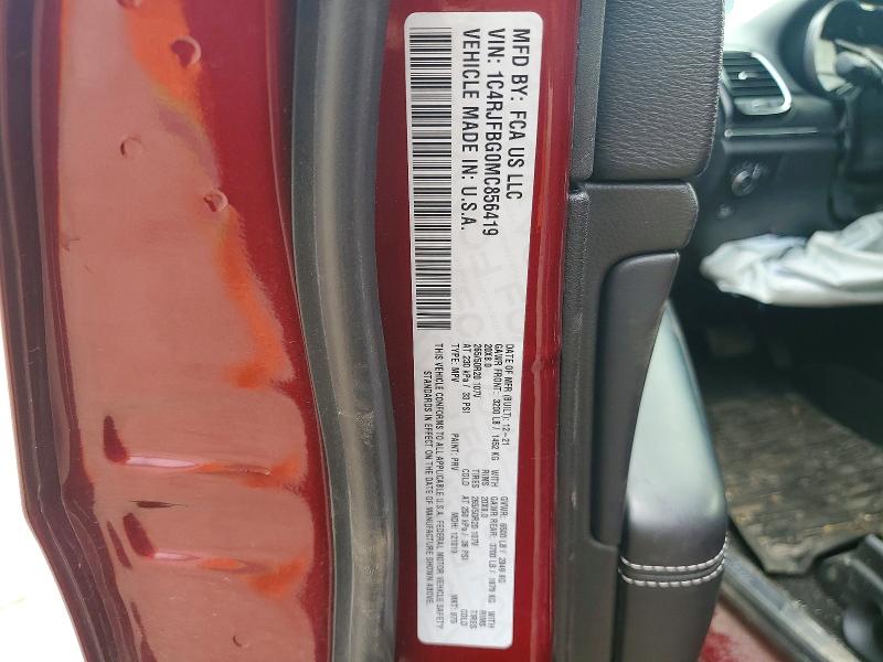 Продажа на аукционе авто 2021 Jeep Grand Cherokee, vin: 1C4RJFBG0MC856419, номер лота: 49329636