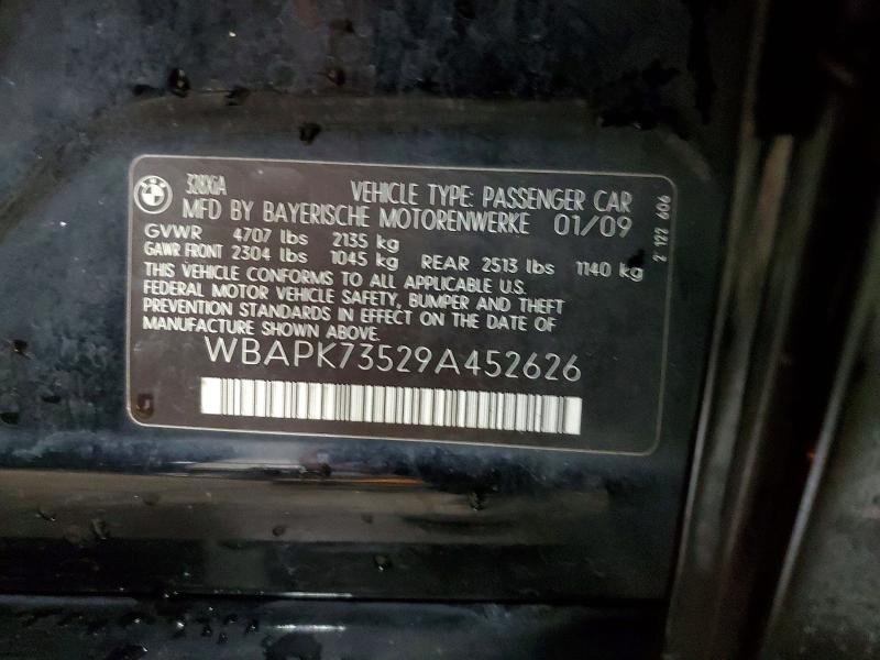Aukcja sprzedaży 2009 Bmw 328, vin: WBAPK73529A452626, numer aukcji: 51988836