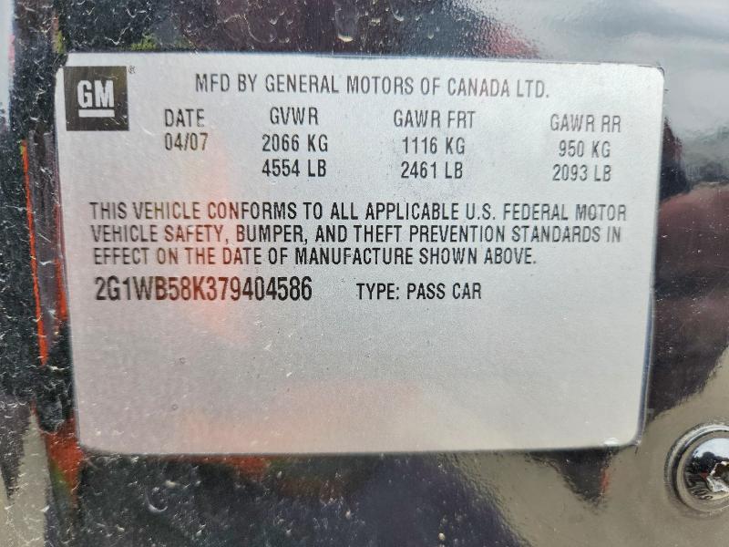 Aukcja sprzedaży 2008 Chevrolet Impala, vin: 2G1WT58K589166870, numer aukcji: 48327576