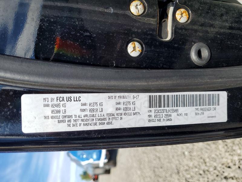 Продажа на аукционе авто 2018 Dodge Challenger, vin: 2C3CDZBT8JH155085, номер лота: 49132436