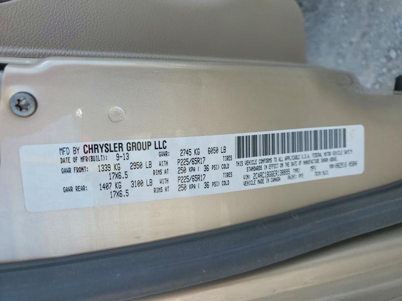 2014 Chrysler Town & Country მანქანა იყიდება აუქციონზე, vin: 2C4RC1BG6ER138895, აუქციონის ნომერი: 50549356