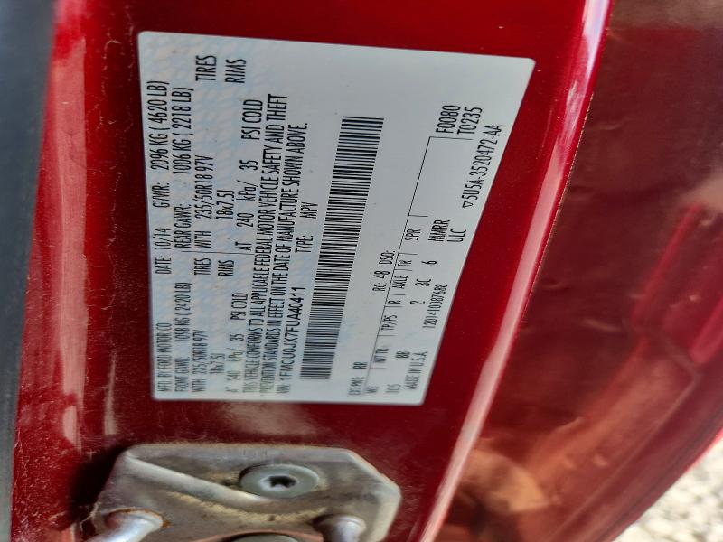 2015 Ford Escape მანქანა იყიდება აუქციონზე, vin: 1FMCU0JX7FUA40411, აუქციონის ნომერი: 49562556