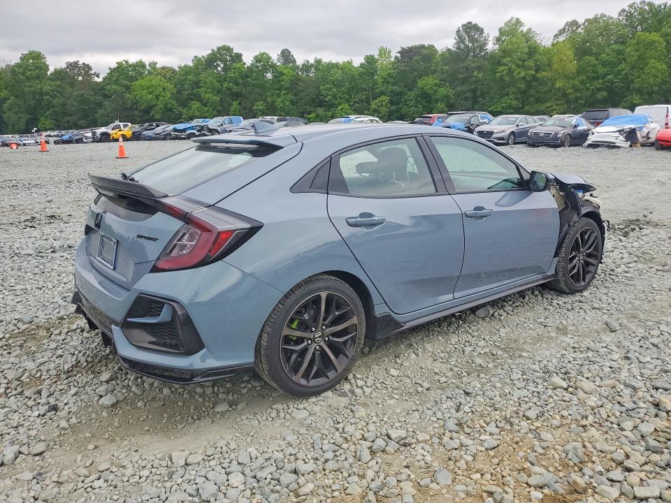 51301626 :رقم المزاد ، SHHFK7G45MU209343 vin ، 2021 Honda Civic مزاد بيع