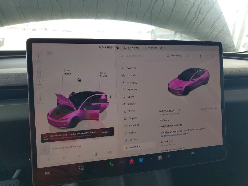 Продажа на аукционе авто 2025 Tesla Model 3, vin: 5YJ3E1EA0SF030111, номер лота: 51061786