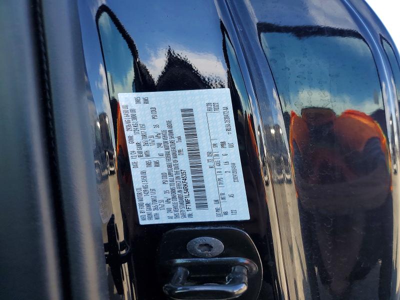Auction sale of the 2024 Ford F150, vin: 1FTMF1L54RKF45357, lot number: 51025526