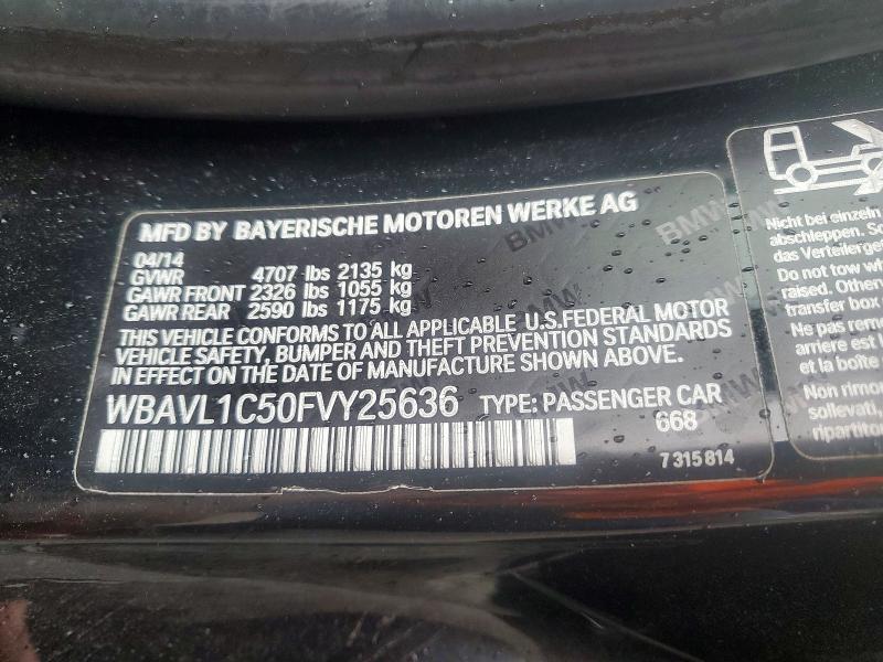 Продажа на аукционе авто 2015 Bmw X1, vin: WBAVL1C50FVY25636, номер лота: 51825316