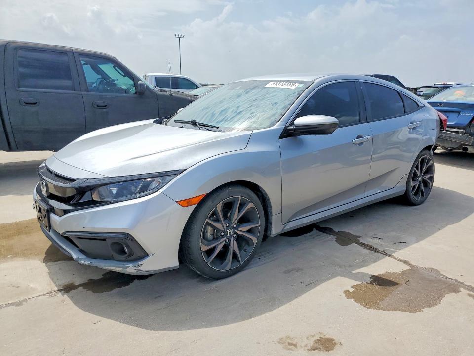 51010486 :رقم المزاد ، 19XFC2F83KE051223 vin ، 2019 Honda Civic مزاد بيع