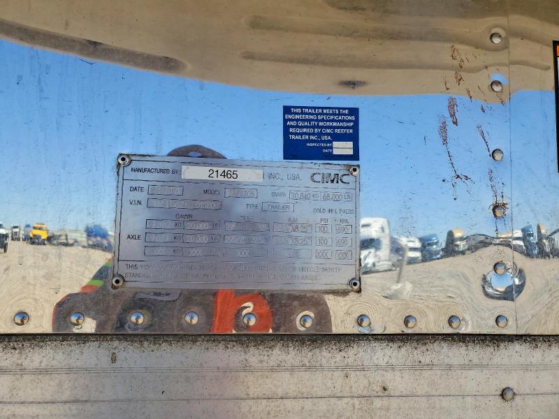 Продажа на аукционе авто 2019 Cimc Reefer Trl, vin: 527SR5327KL016800, номер лота: 49942156