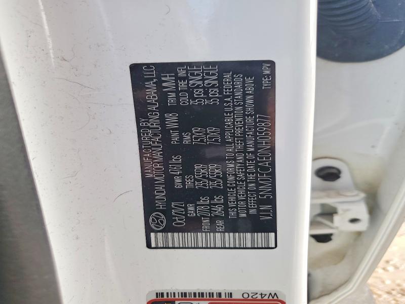 Продажа на аукционе авто 2022 Hyundai Tucson, vin: 5NMJFCAE0NH059877, номер лота: 49819626