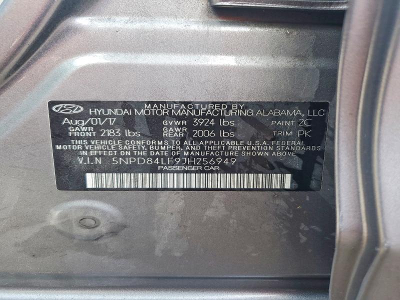 Продажа на аукционе авто 2018 Hyundai Elantra, vin: 5NPD84LF9JH256949, номер лота: 48158226