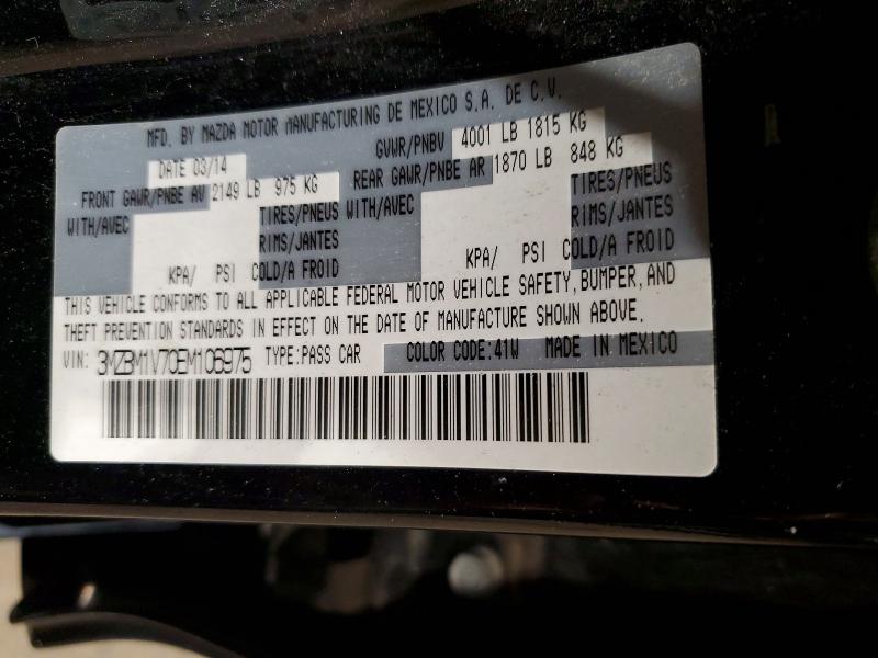 Продажа на аукционе авто 2014 Mazda 3, vin: 3MZBM1V70EM106975, номер лота: 51867636