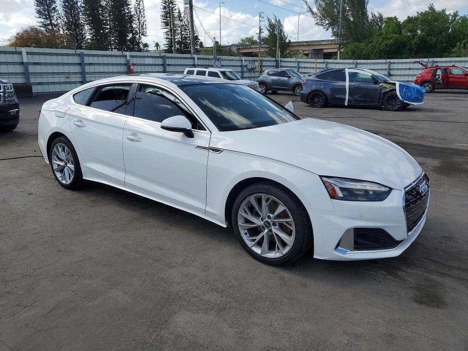 2023 Audi A5 მანქანა იყიდება აუქციონზე, vin: WAUABCF50PA056332, აუქციონის ნომერი: 49091676