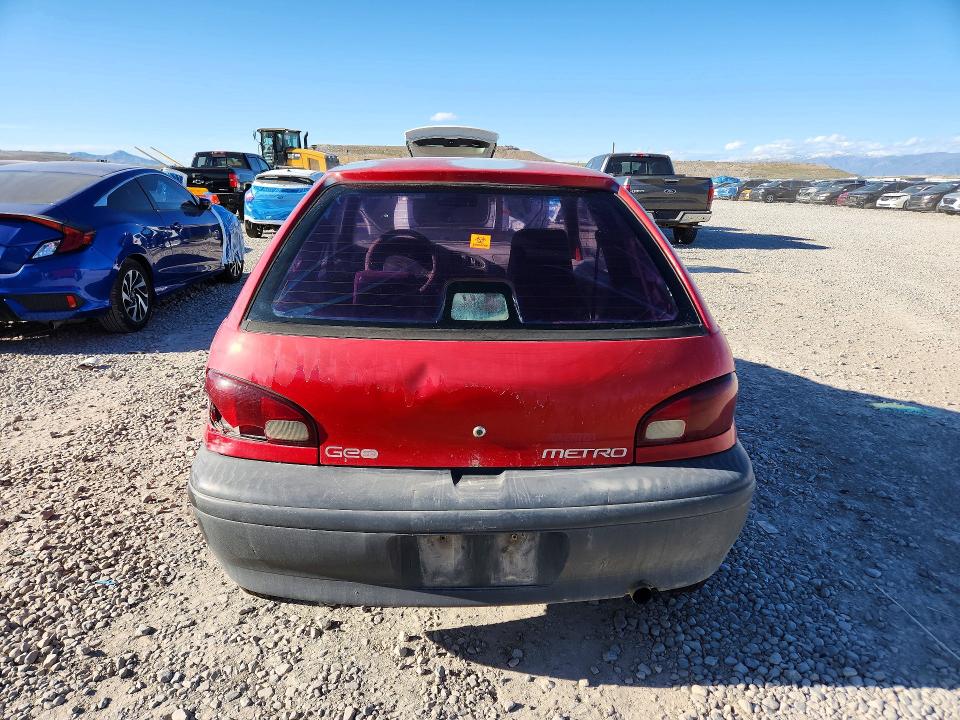 50955916 :رقم المزاد ، 2C1MR2262V6717127 vin ، 1997 Geo Metro مزاد بيع