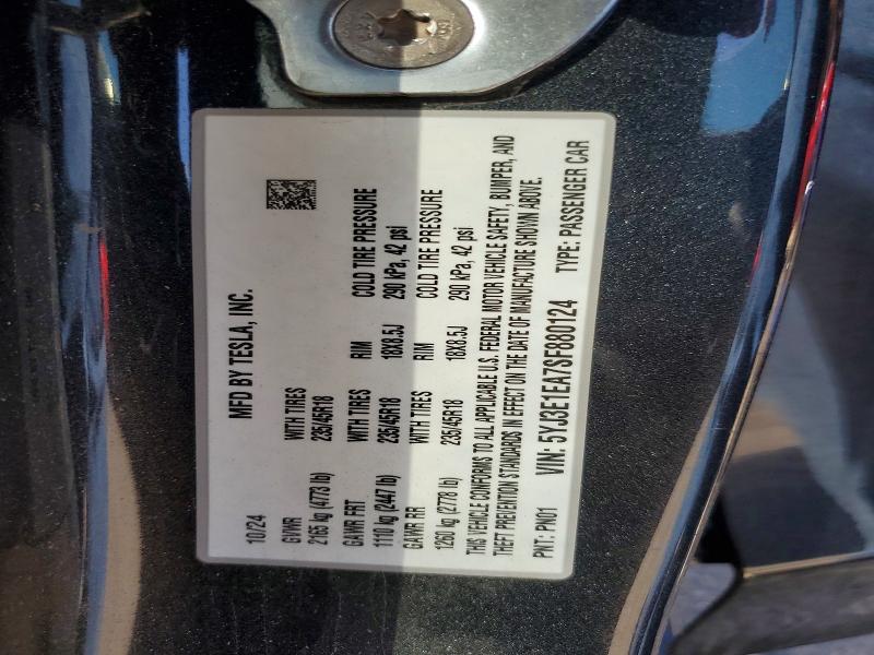 Aukcja sprzedaży 2025 Tesla Model 3, vin: 5YJ3E1EA7SF880124, numer aukcji: 50625696