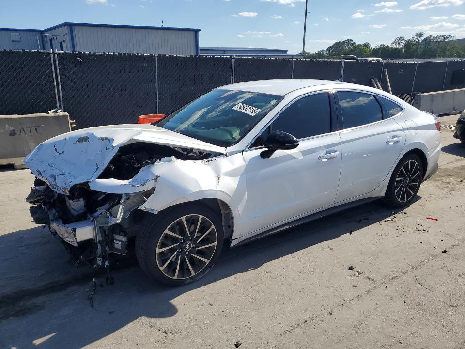 2020 Hyundai Sonata მანქანა იყიდება აუქციონზე, vin: 5NPEJ4J23LH031437, აუქციონის ნომერი: 50839216