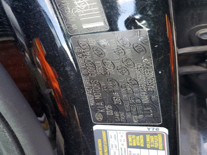 Aukcja sprzedaży 2016 Kia Forte, vin: KNAFK4A60G5618590, numer aukcji: 50308986