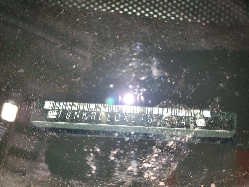 50996746 :رقم المزاد ، 1GNKRGEDXBJ359346 vin ، 2011 Chevrolet Traverse مزاد بيع