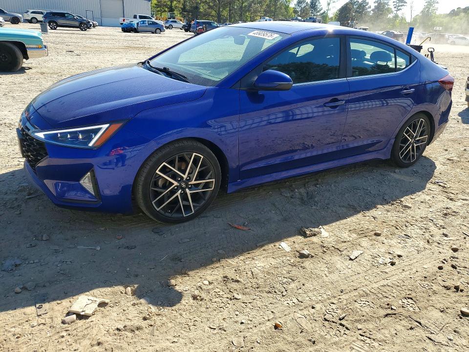 48909576 :رقم المزاد ، KMHD04LB1KU886715 vin ، 2019 Hyundai Elantra مزاد بيع