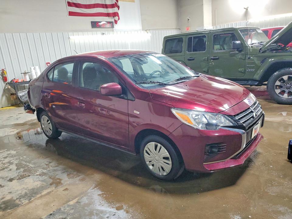 2024 Mitsubishi Mirage მანქანა იყიდება აუქციონზე, vin: ML32FUFJ6RHF08136, აუქციონის ნომერი: 48672026