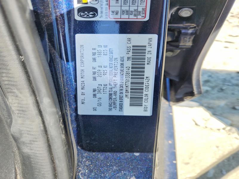 Продажа на аукционе авто 2016 Mazda 3, vin: JM1BM1M77G1338140, номер лота: 50004116