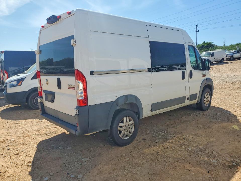47412376 :رقم المزاد ، 3C6TRVBG3HE528989 vin ، 2017 Ram Promaster 1500 مزاد بيع