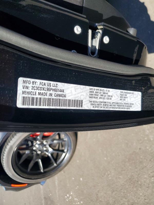 Продажа на аукционе авто 2023 Dodge Charger, vin: 2C3CDXL96PH601444, номер лота: 51174126