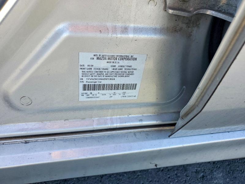 Продажа на аукционе авто 2010 Mazda 6, vin: 1YVHZ8CH9A5M13624, номер лота: 48528486