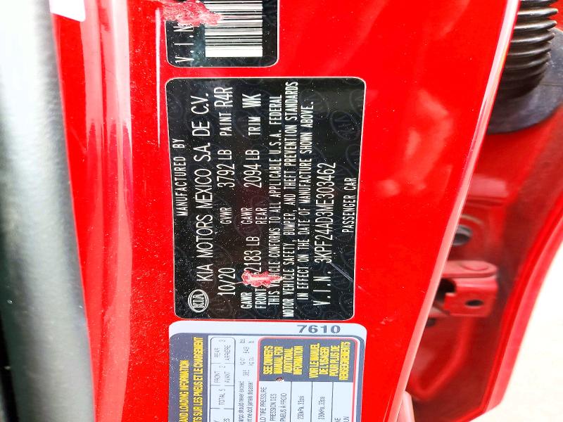 Продаж на аукціоні авто 2021 Kia Forte, vin: 3KPF24AD3ME303462, номер лоту: 50614126
