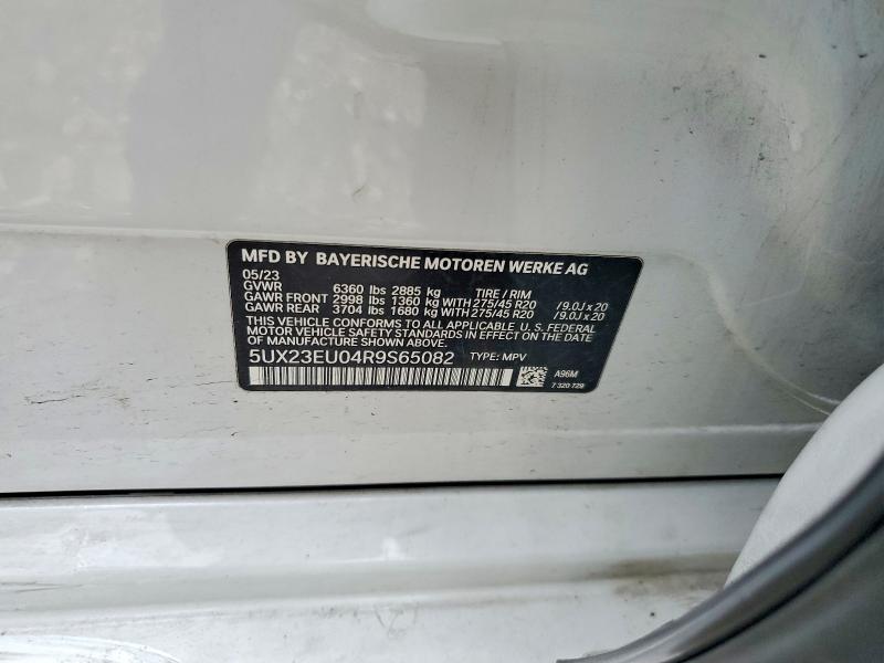 Продажа на аукционе авто 2024 Bmw X5, vin: 5UX23EU04R9S65082, номер лота: 50483096