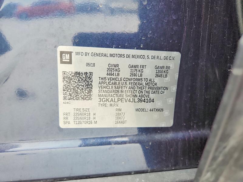 Продажа на аукционе авто 2018 Gmc Terrain, vin: 3GKALPEV4JL394104, номер лота: 48627706