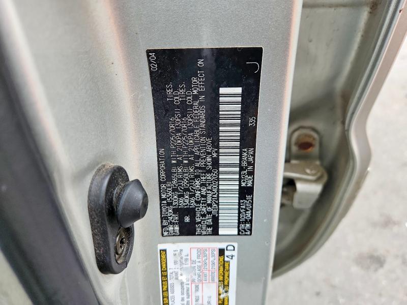 51869326 :رقم المزاد ، JTEDP21A340027050 vin ، 2004 Toyota Highlander مزاد بيع