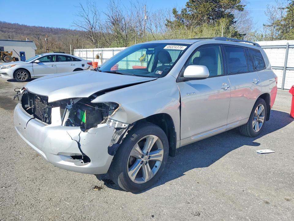 2008 Toyota Highlander მანქანა იყიდება აუქციონზე, vin: JTEDS43A782031944, აუქციონის ნომერი: 49324376