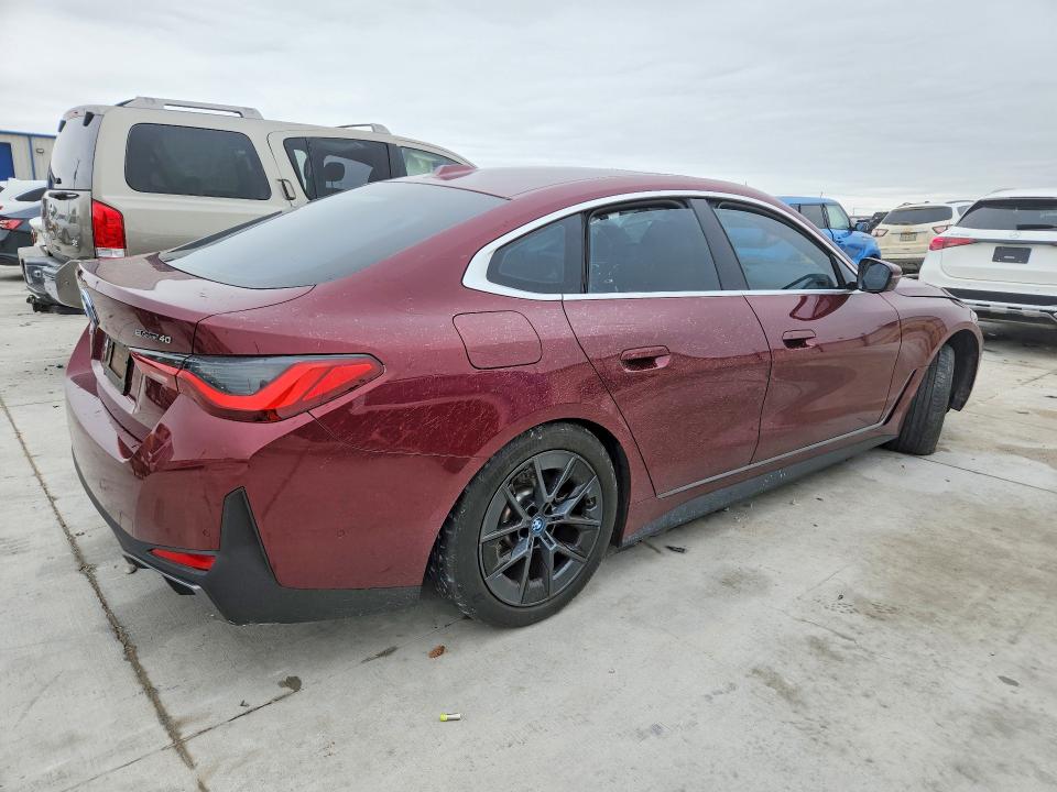 Aukcja sprzedaży 2024 Bmw I4, vin: WBY73AW08RFS33572, numer aukcji: 51021656