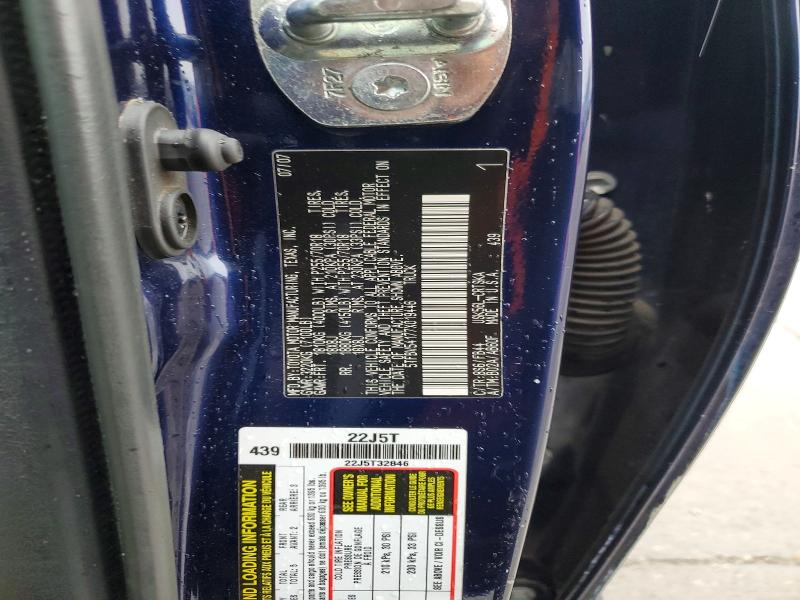Продажа на аукционе авто 2007 Toyota Tundra, vin: 5TFBV54177X019446, номер лота: 50267666