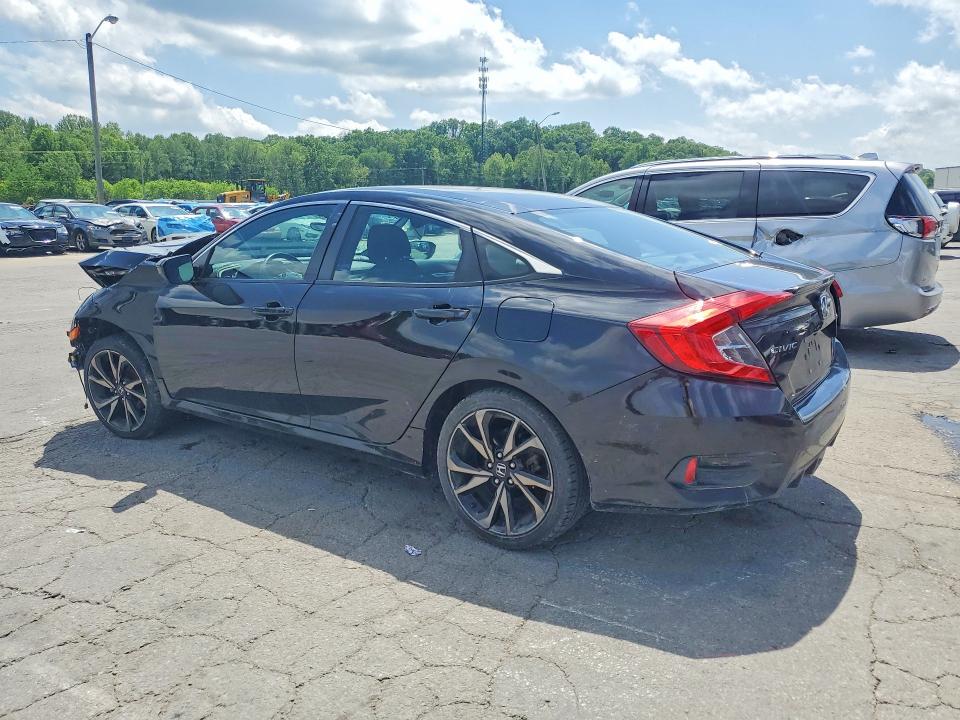51692516 :رقم المزاد ، 2HGFC2F82KH545854 vin ، 2019 Honda Civic مزاد بيع