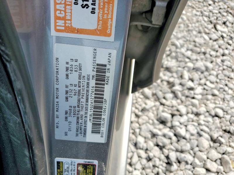 48664706 :رقم المزاد ، JM1BL1SG2A1277616 vin ، 2010 Mazda 3 مزاد بيع