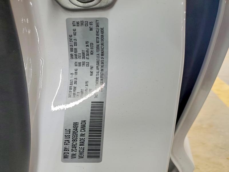 48563626 :رقم المزاد ، 2C4RC1BG5SR544999 vin ، 2025 Chrysler Pacifica مزاد بيع