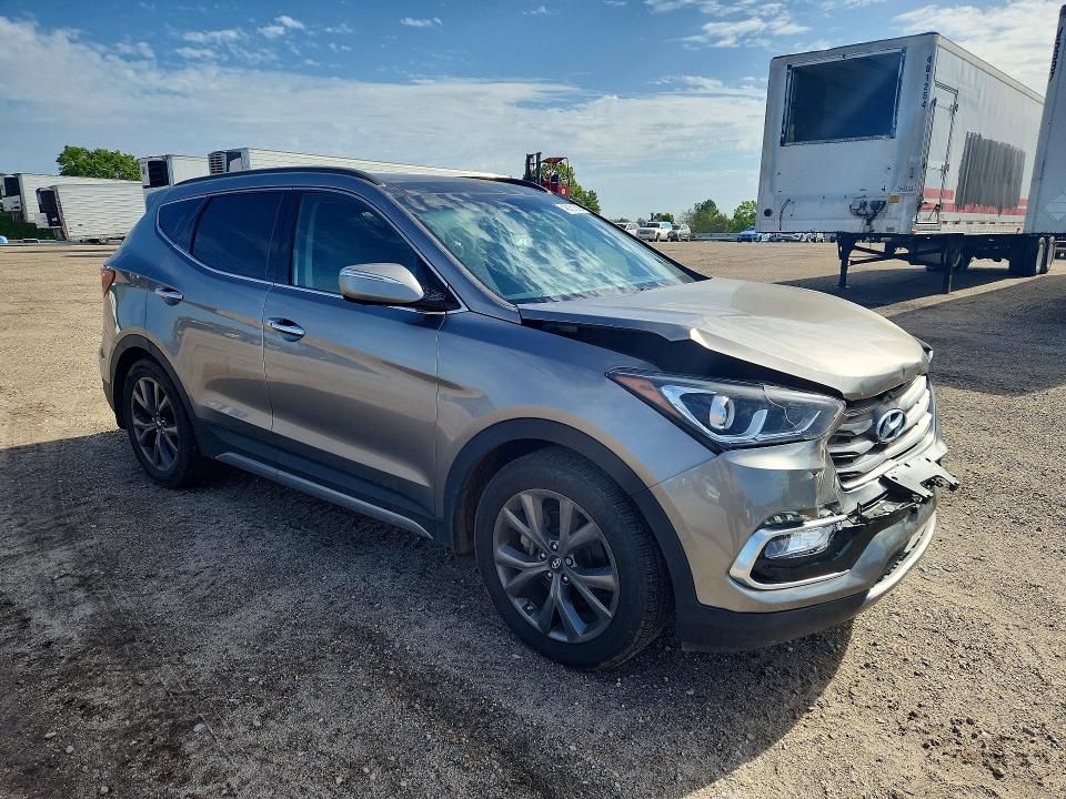 2017 Hyundai Santa Fe Sport მანქანა იყიდება აუქციონზე, vin: 5XYZW4LA5HG486375, აუქციონის ნომერი: 48151866