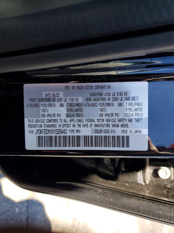 Aukcja sprzedaży 2022 Mazda Cx-5, vin: JM3KFBDMXN1626440, numer aukcji: 48517746