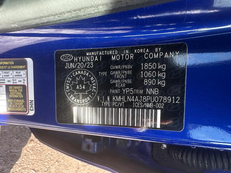 51566436 :رقم المزاد ، KMHLN4AJ8PU078912 vin ، 2023 Hyundai Elantra مزاد بيع