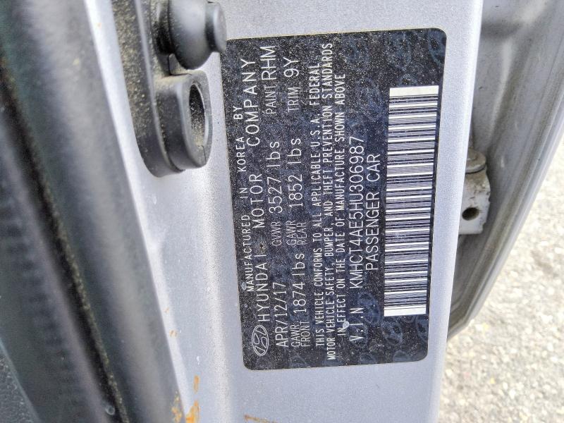 Продажа на аукционе авто 2017 Hyundai Accent, vin: KMHCT4AE5HU306987, номер лота: 49868436