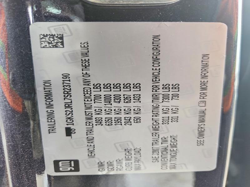Продаж на аукціоні авто 2025 Gmc Yukon Xl, vin: 1GKS2JRL7SR237190, номер лоту: 50285936