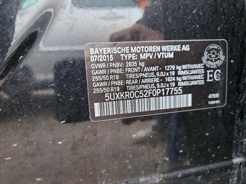 Aukcja sprzedaży 2015 Bmw X5, vin: 5UXKR0C52F0P17755, numer aukcji: 47775446