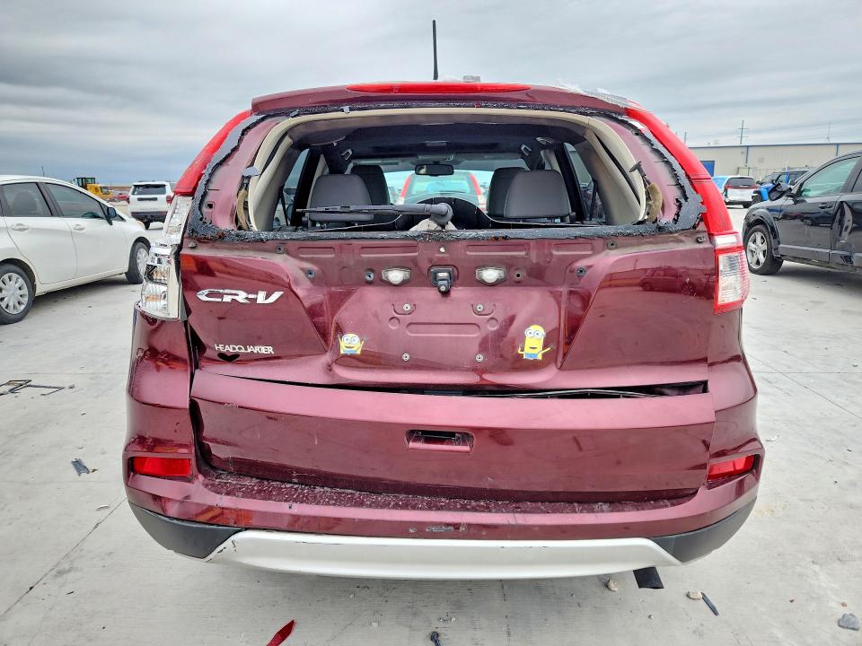 51402356 :رقم المزاد ، 2HKRM3H70FH526137 vin ، 2015 Hond Cr-v مزاد بيع
